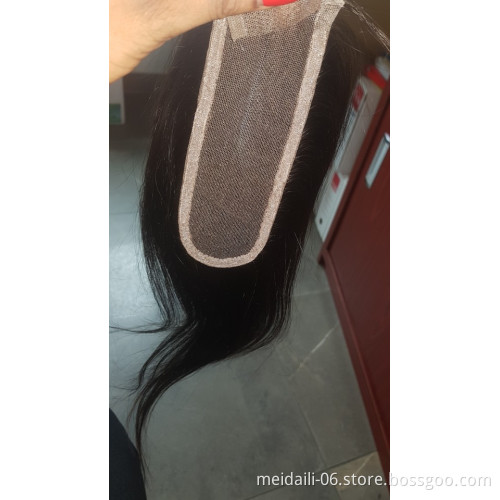 Unprocessed virgin peruvian hair closure 2x6, mdl 2x6 hair closure, top closure human hair 2x6